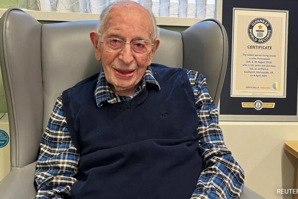 111-Year-Old Briton, World's New Oldest Man, Reveals Secret To His Longevity