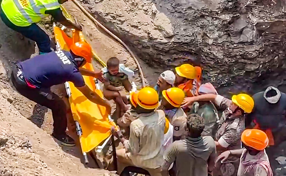 Video: How Rescue Teams Reached Child Who Fell In 16-Feet Deep Borewell