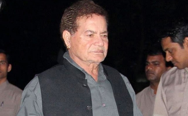 "No Fear": Salim Khan After E Shinde Meets Family Over Firing Outside Home