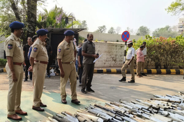 Hyderabad Traffic Police crackdown on nuisance of modified silencers