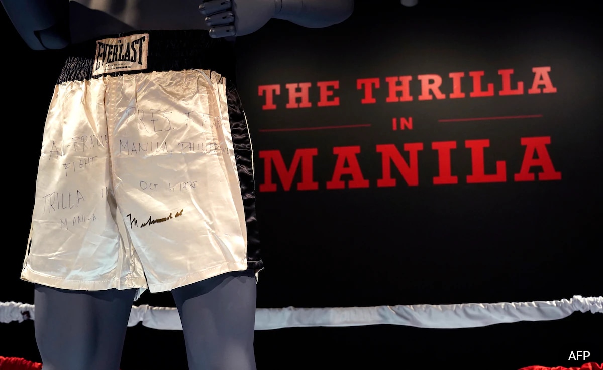 Muhammad Ali's "Thrilla In Manila" Shorts Up For Auction