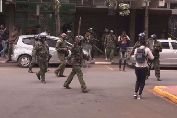 Tear gas fired as hundreds in Kenya continue protest against tax hikes