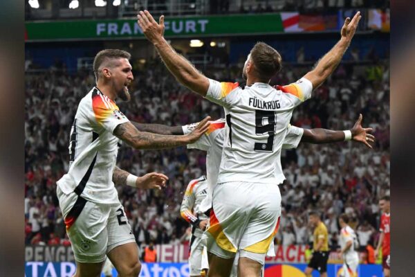 Euro 2024: Fullkrug equalizes to keep Germany on top