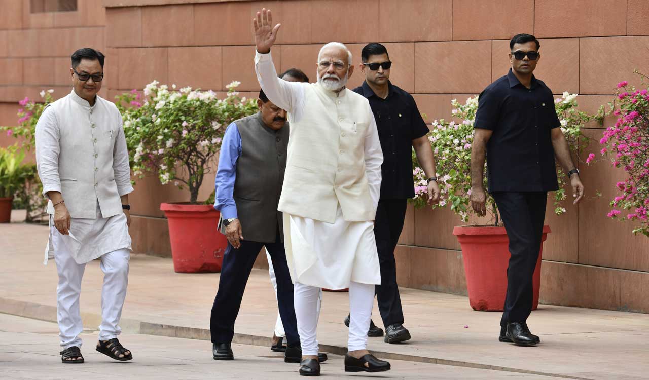 Modi takes oath as member of 18th Lok Sabha, says people want substance not slogans