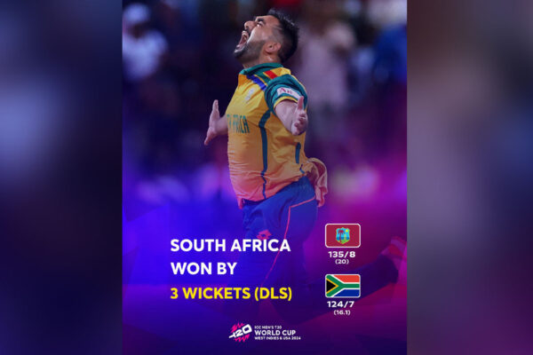 T20 WC: South Africa finishes undefeated in Super Eights with three wins in three matches