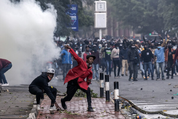 1000s of young Kenyans protest tax hikes