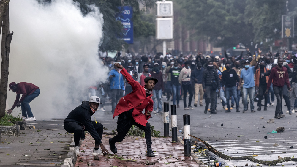 1000s of young Kenyans protest tax hikes