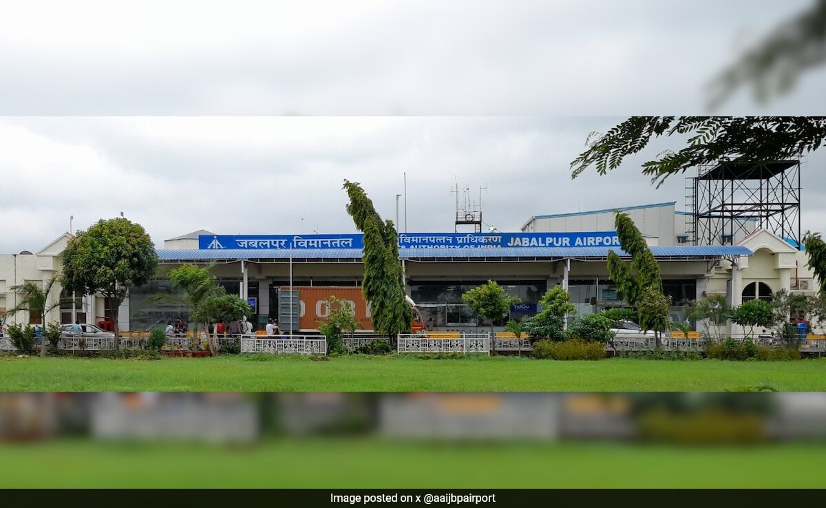 Part Of Fabric Canopy Collapses At Jabalpur Airport, Crushes Parked Car