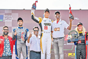 Hyderabad Blackbird’s Akhil finishes second in Indian Racing League