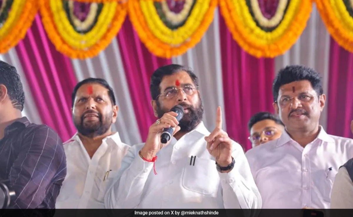 Ready To Apologise 100 Times For Collapse Of Shivaji's Statue: Eknath Shinde