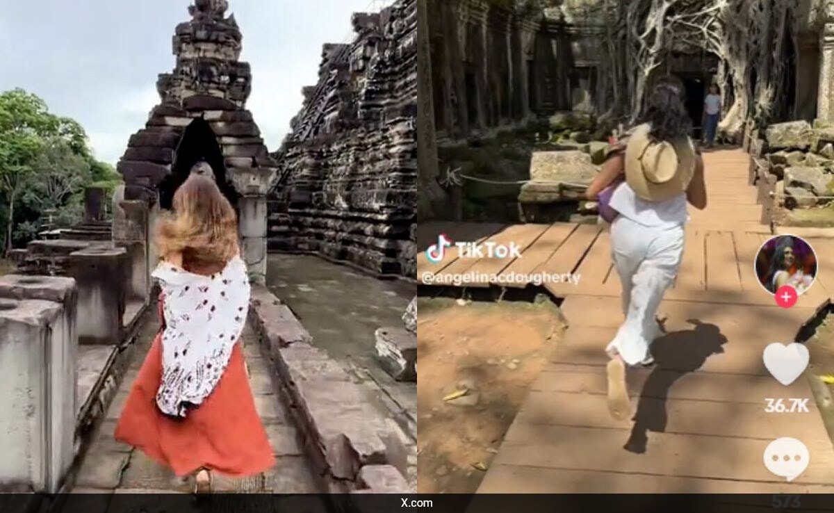 Tourists Play Temple Run In Cambodia's Angkor Wat Temple, Sparking Outrage