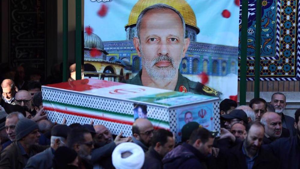 Iranians bid farewell to senior IRGC advisor martyred in Syria