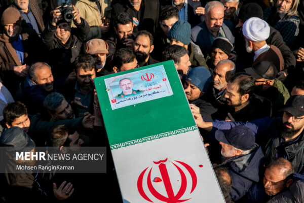 Funeral ceremony of Martyr Kiumars Pour-Hashemi in Tehran