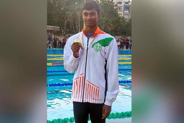 Telangana swimmer D Varshith wins silver at SGFI National Championship