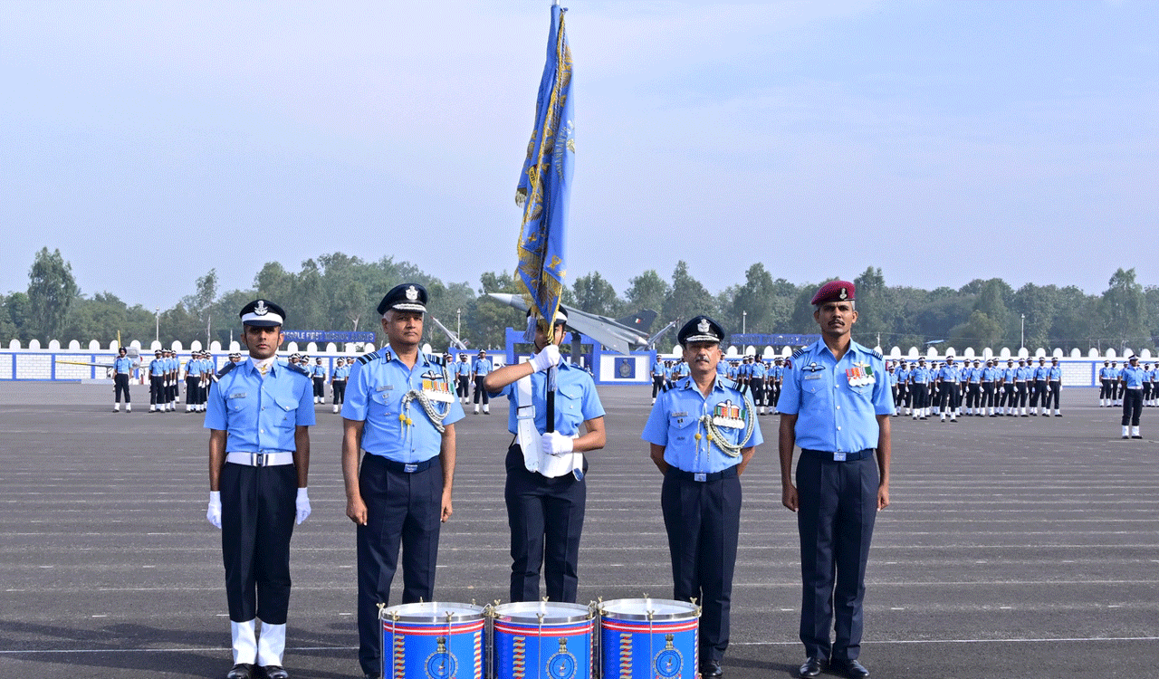 Aquino Squadron bagged “The Commandant’s Banner” at the Air Force Academy in Dundigal