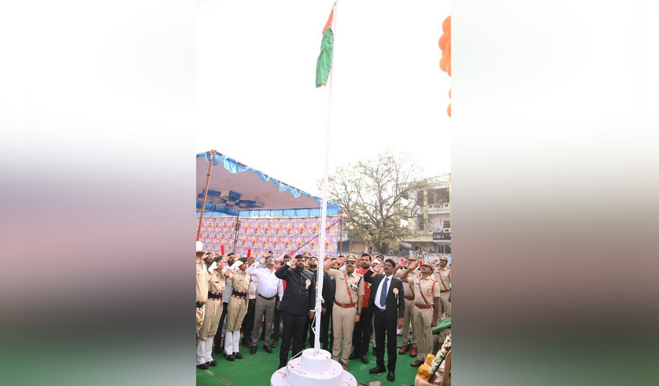 Republic Day celebrated with fervour across erstwhile Adilabad district