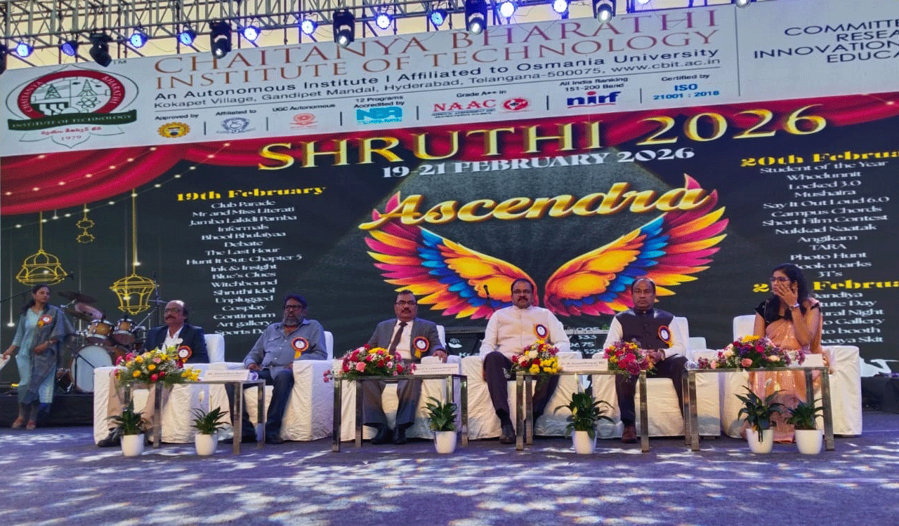 CBIT celebrates SHRUTHI–2026 institute day in Hyderabad