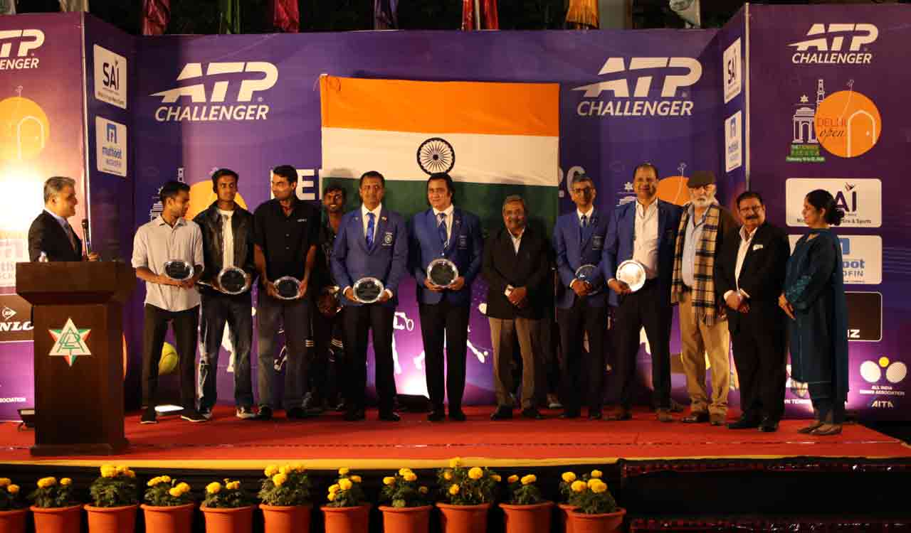 DLTA felicitates Indian Davis Cup team after win over Netherlands