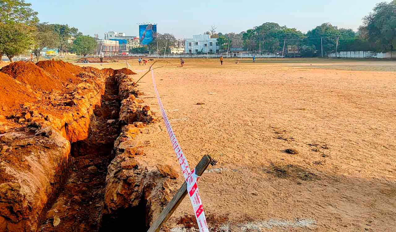HMDA digs up iconic Trimulgherry football ground for SCB elevated corridor