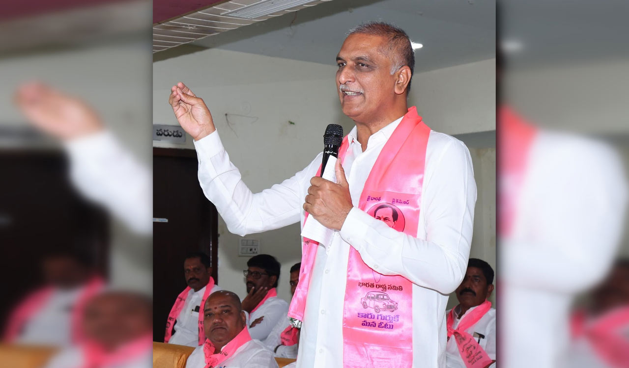 Congress lost moral right to seek votes: Harish Rao in Sangareddy