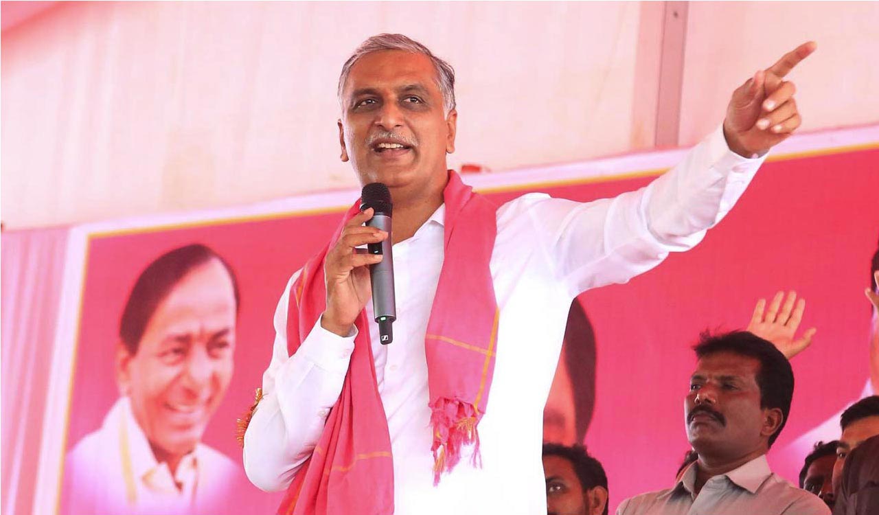 Harish Rao condemns Balka Suman’s arrest, accuses Congress of undermining democracy