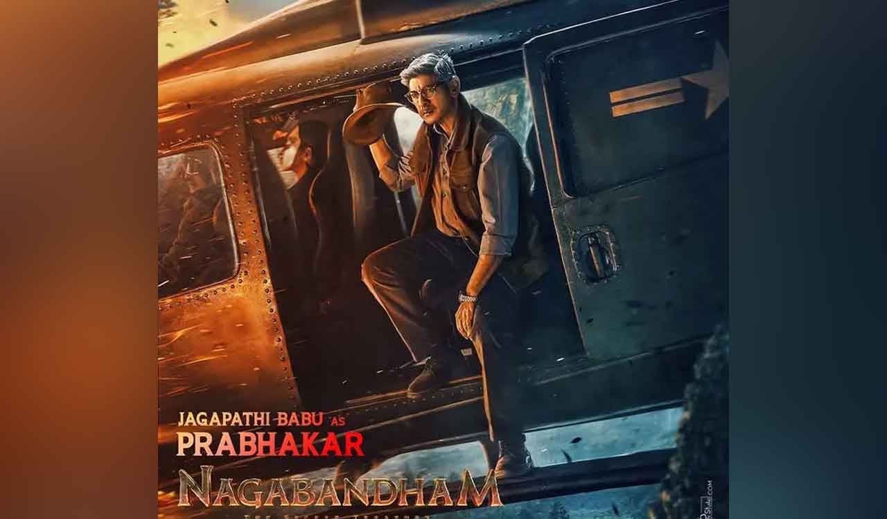 Jagapathi Babu’s look in Virat Karrna-starrer ‘Nagabandham’ revealed