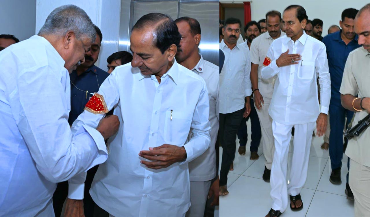 KCR heads for Hyderabad for SIT probe