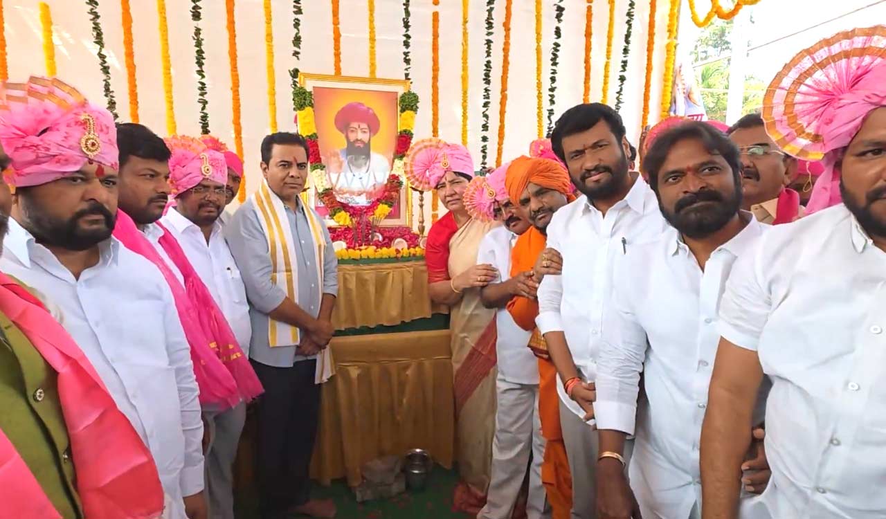 KTR pays tribute to Sant Sevalal, credits KCR for tribal welfare