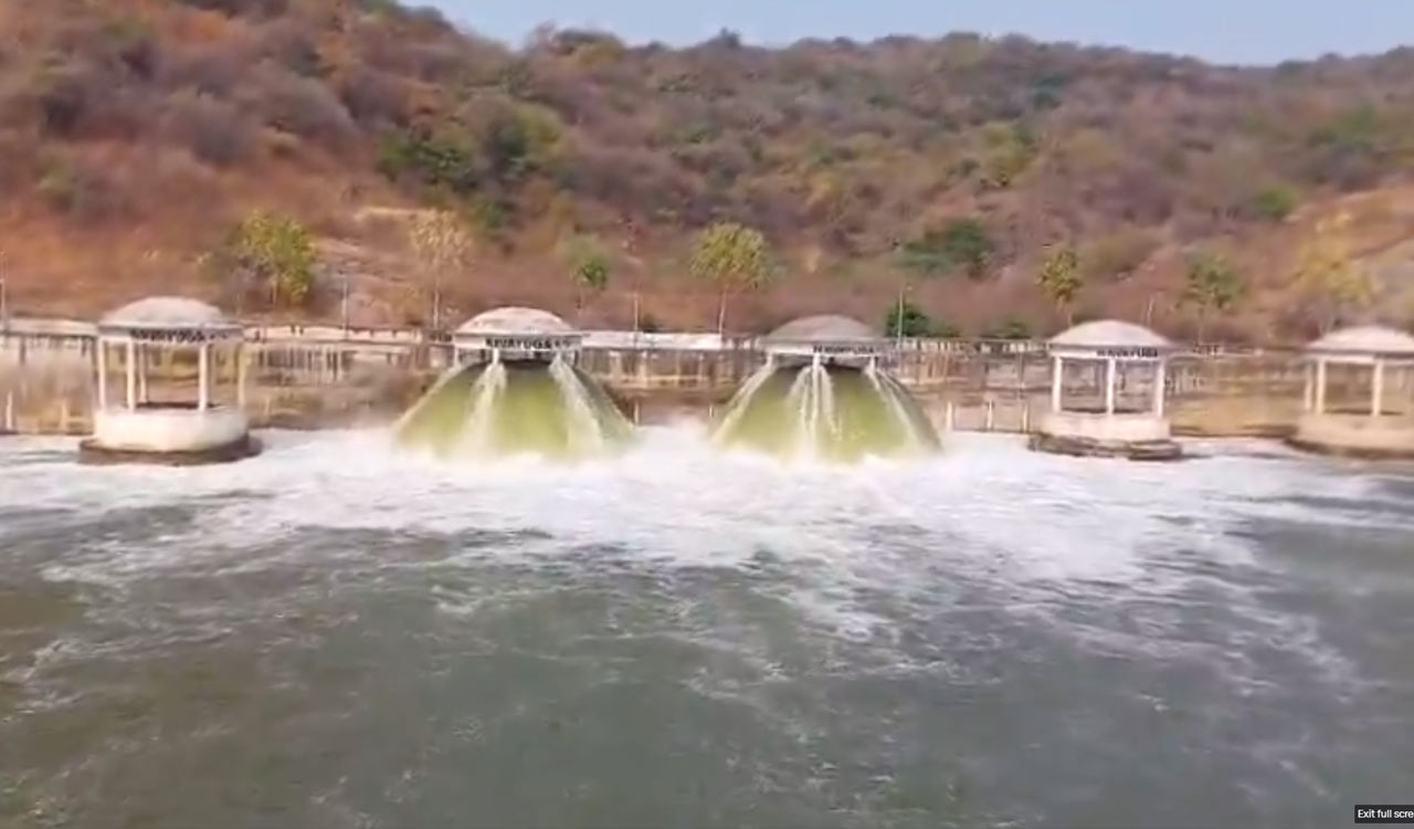 Godavari water lifting starts at Nandi pump house under Kaleshwaram project in Karimnagar