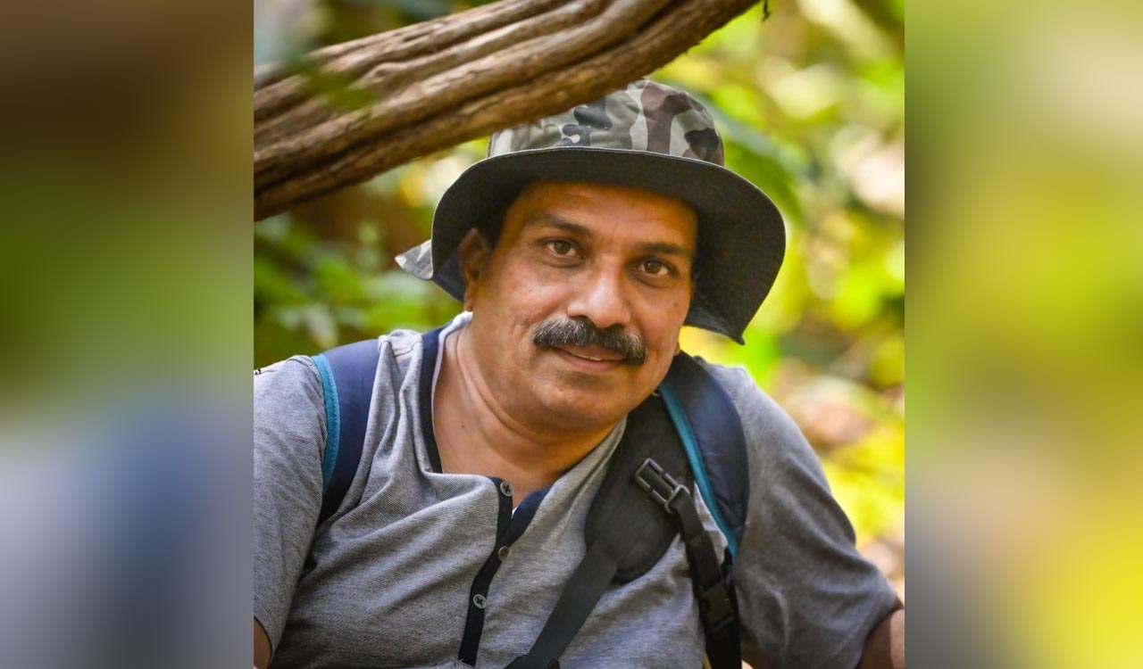 Hyderabad birder marking the birds, making a mark in his own way