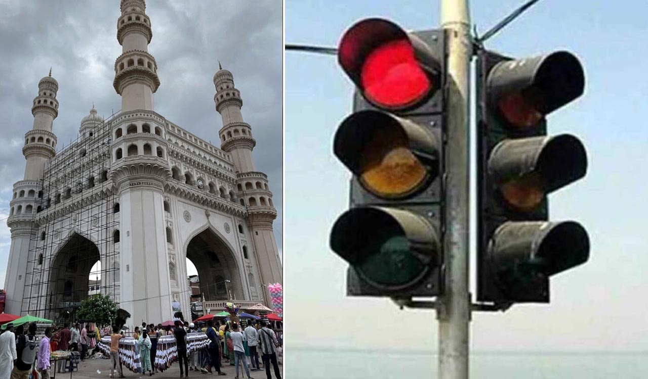 Hyderabad: Traffic restrictions near Charminar for Jummat-ul-Vida prayers