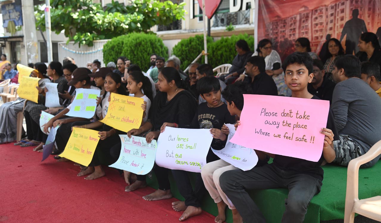 Madhu Park Ridge residents refuse eviction, stand firm against Gandhi Sarovar Project