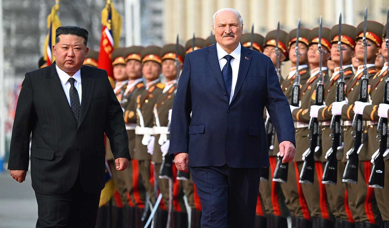 North Korea, Belarus leaders meet in Pyongyang, sign friendship treaty