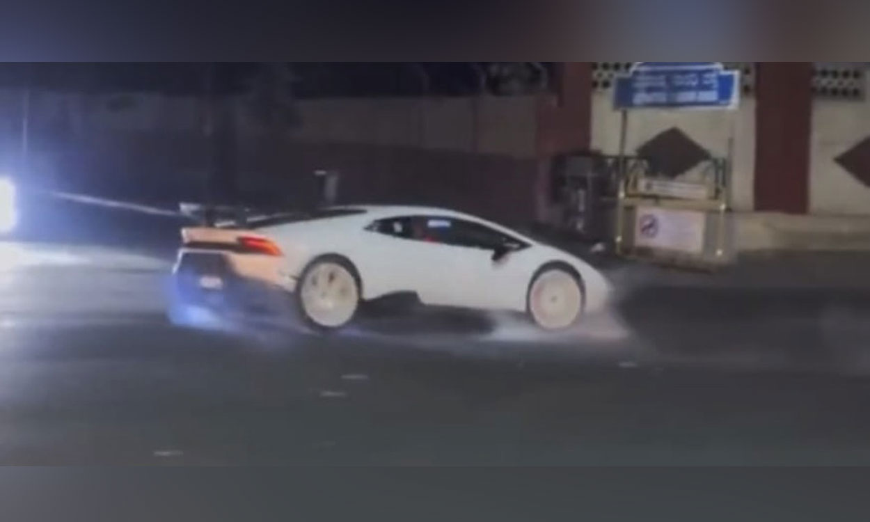 FIR filed after Lamborghini performs stunt at Anil Kumble Circle