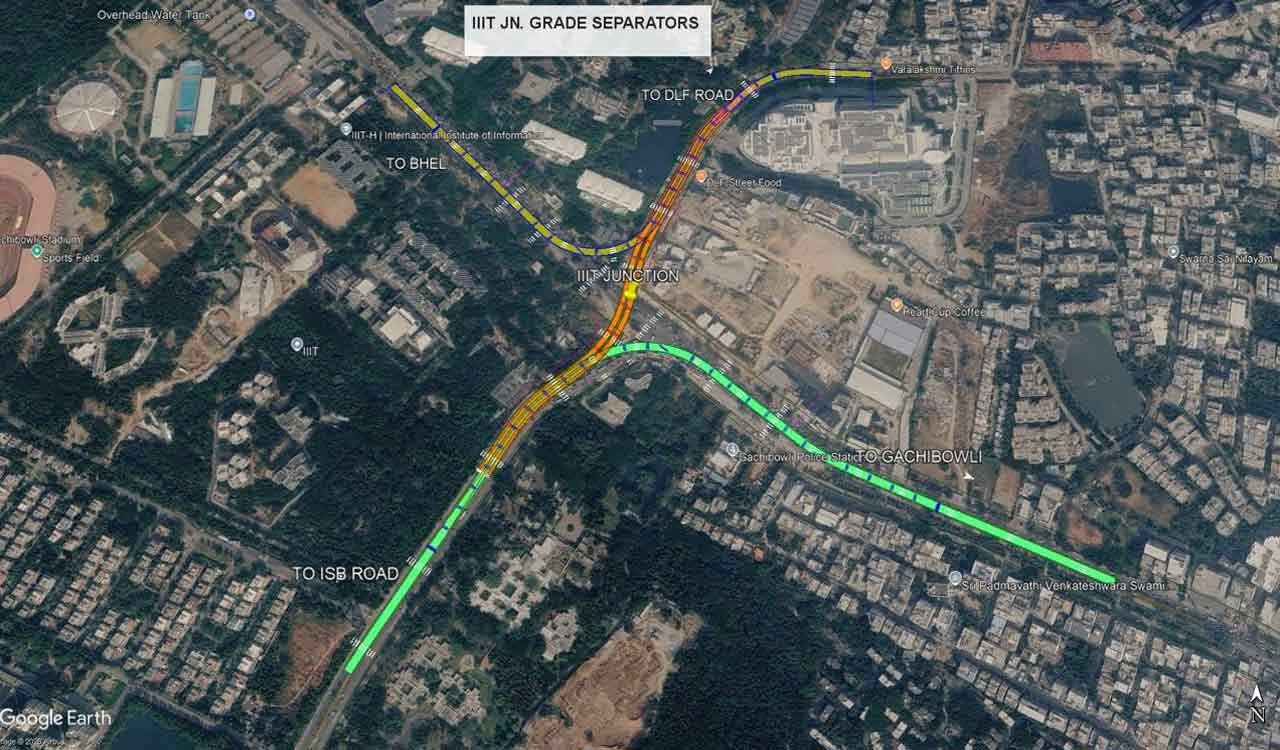 Hyderabad’s IIIT-H junction to get 3 flyovers, underpass to ease traffic