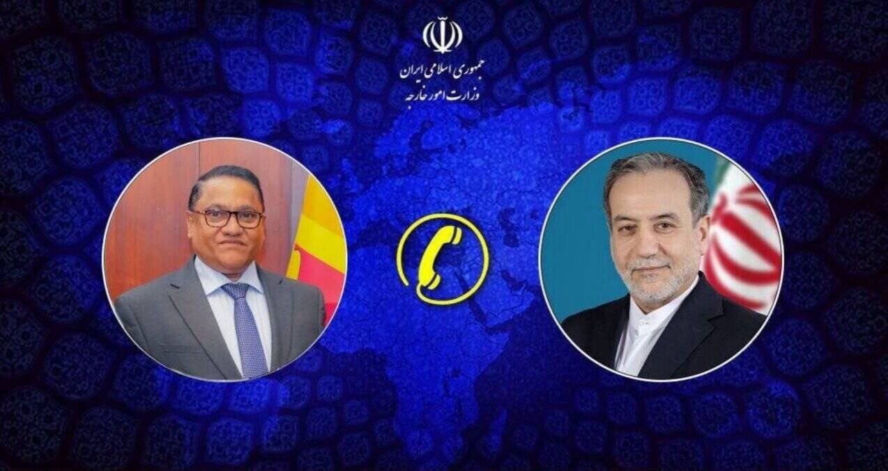 Iran, Sri Lanka FMs hold phone conversation
