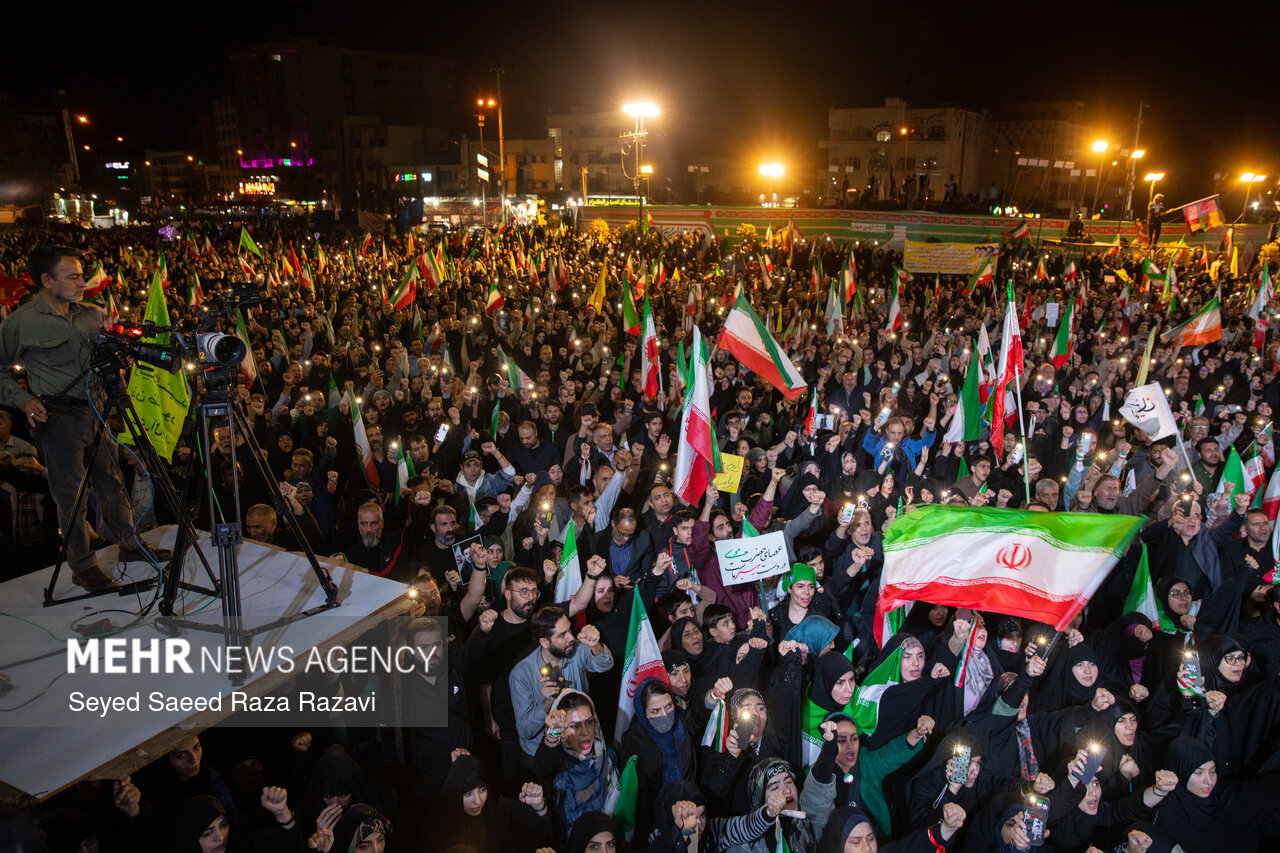 People in Tehran denounce US-Israeli attack on Iran