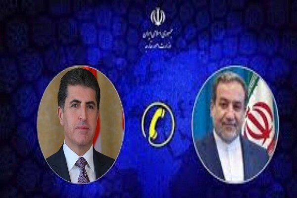 Iran FM Araghchi, KRG Chief Barzani hold phone call on region