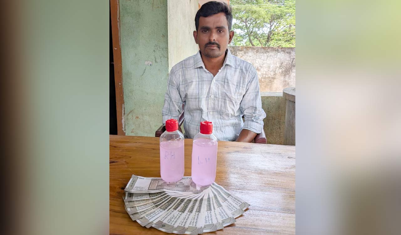 Forest beat officer caught taking bribe in Kothagudem