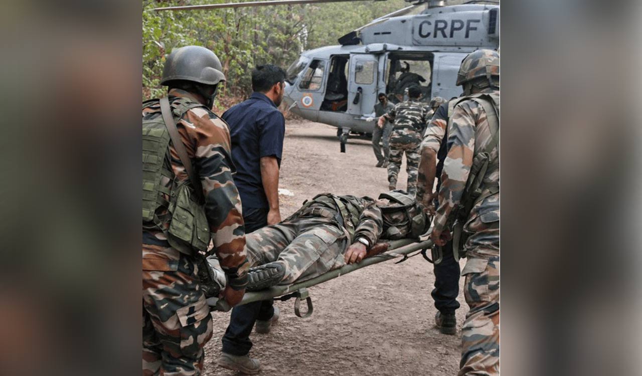 CRPF jawan critically injured in Maoist IED blast in Jharkhand’s Saranda forest, airlifted to Ranchi