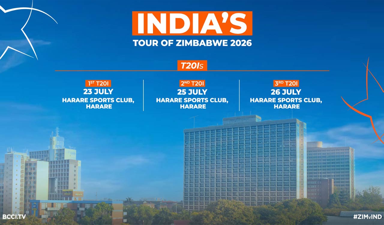 India to tour Zimbabwe for three-match T20I series in July 2026