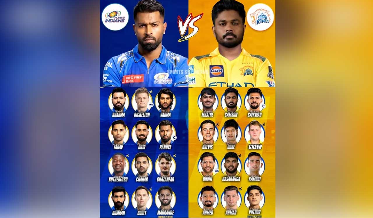 MI vs CSK: Both teams aim to regain form and consistency