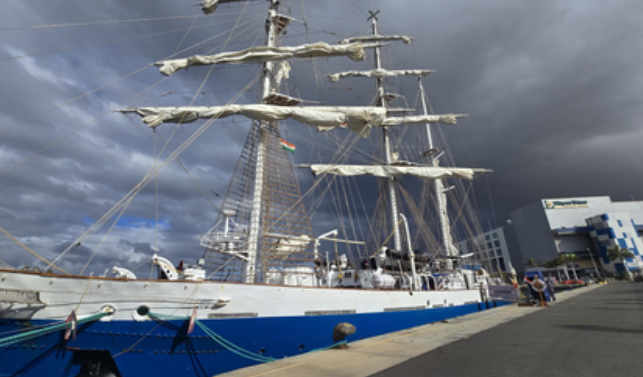 INS Sudarshini makes historic first visit to Canary Islands
