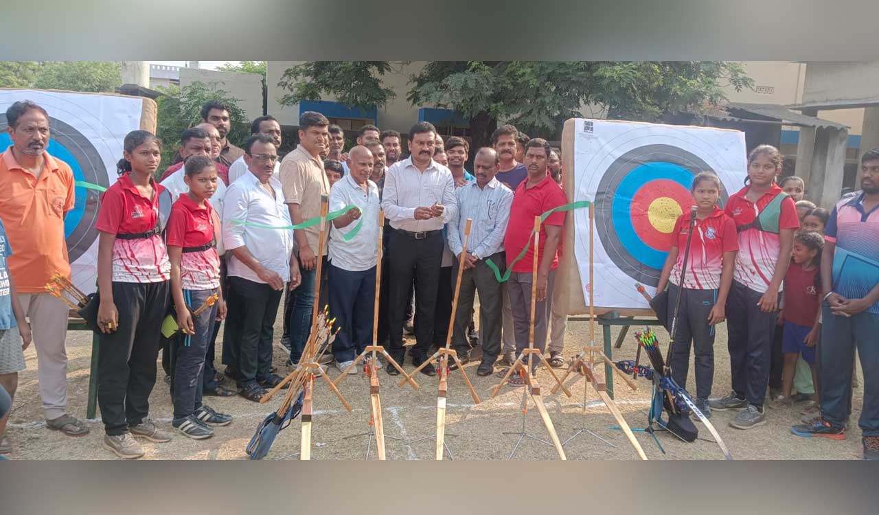 Summer archery coaching camp begins in Mahabubabad