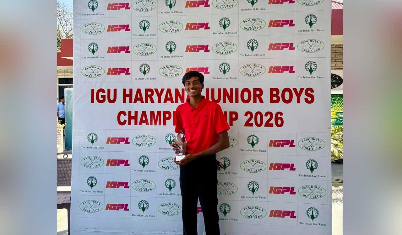 Hyderabad golfer Saatvic finishes third in IGU junior championship