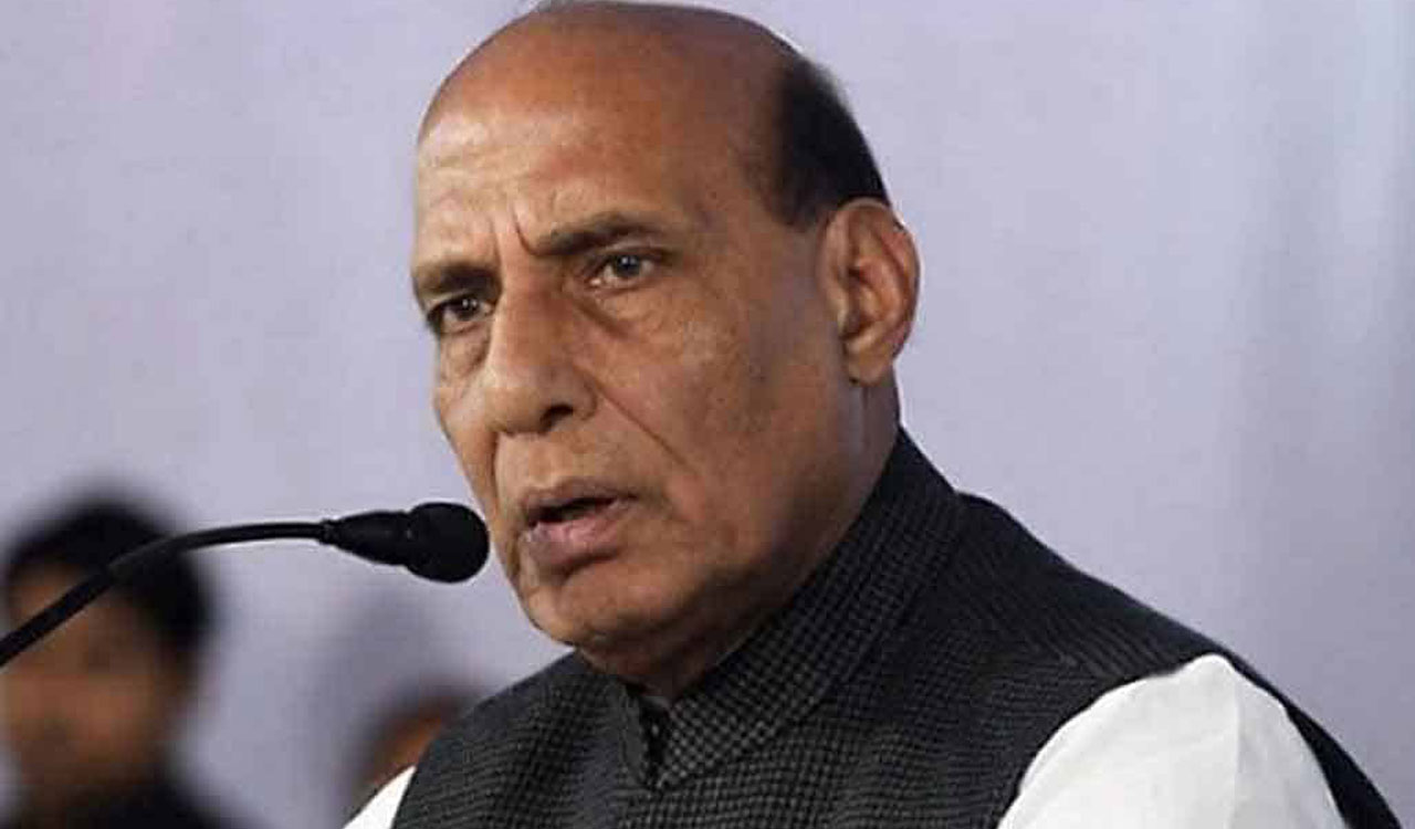 Rajnath Singh commissions INS Taragiri in Visakhapatnam