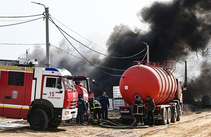 Fire breaks out in one of Russia's southern ports