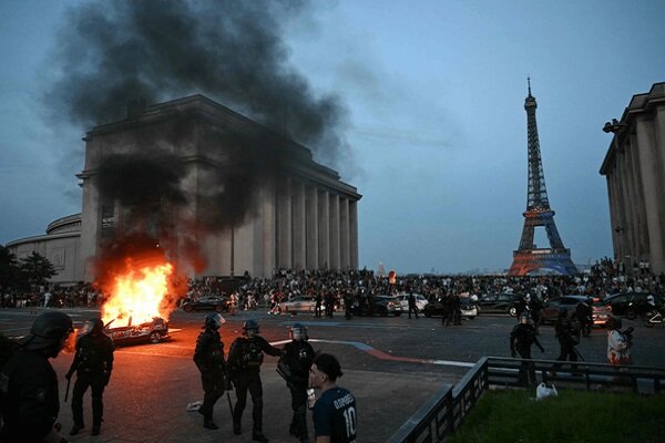 Hundreds nabbed as PSG Champion League turn violent in France