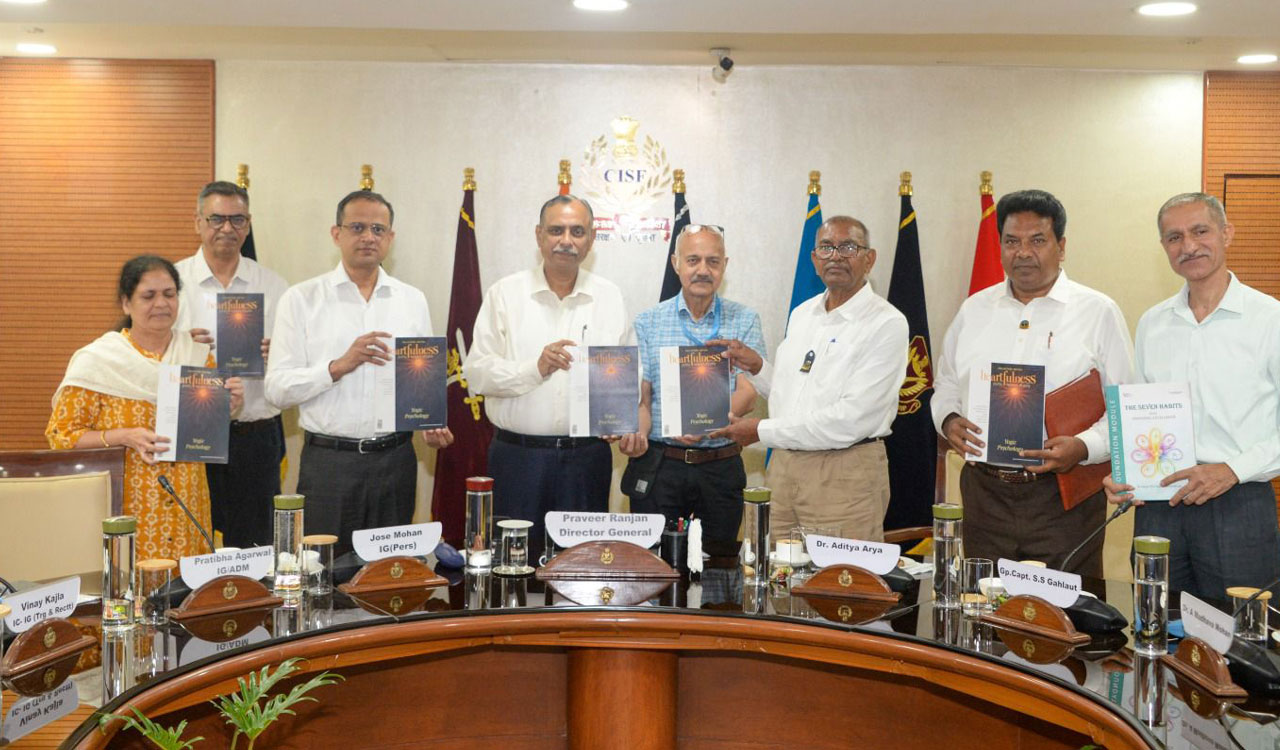 CISF signs five-year MoU with Heartfulness Institute for mental wellness