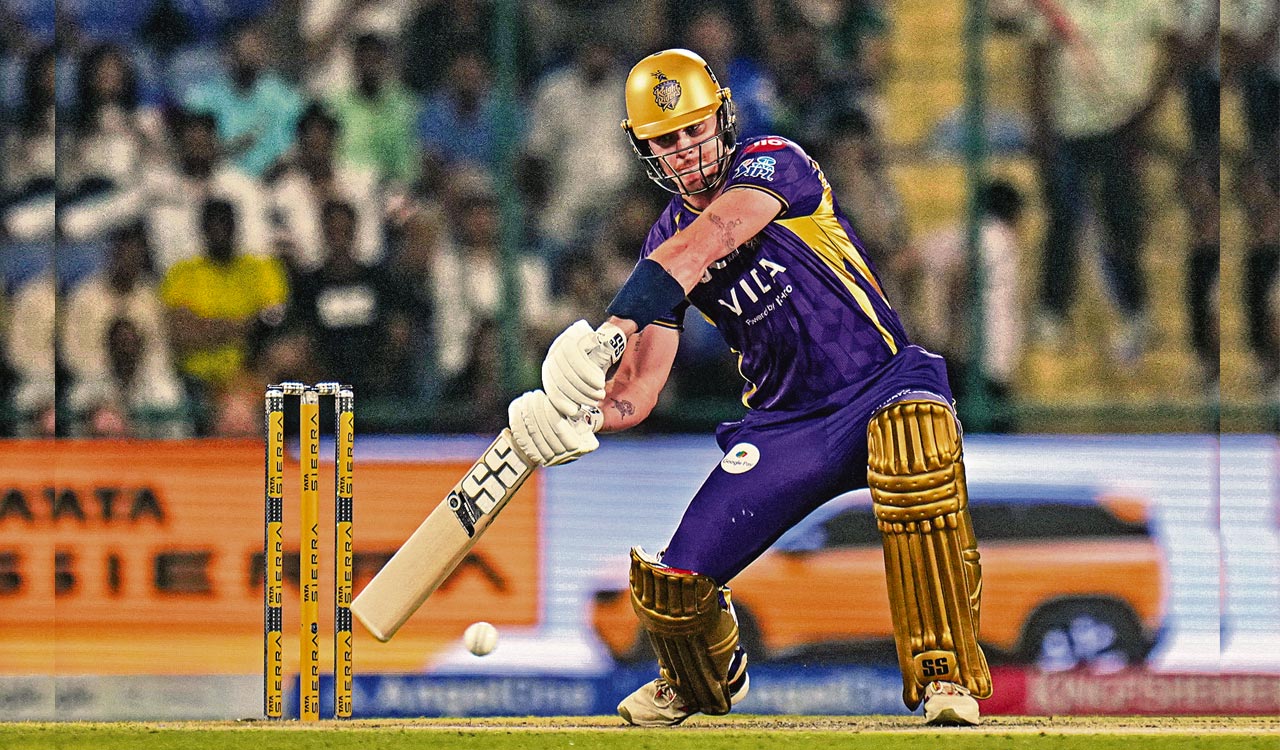 KKR crush DC as Finn Allen’s blazing century revives playoff hopes